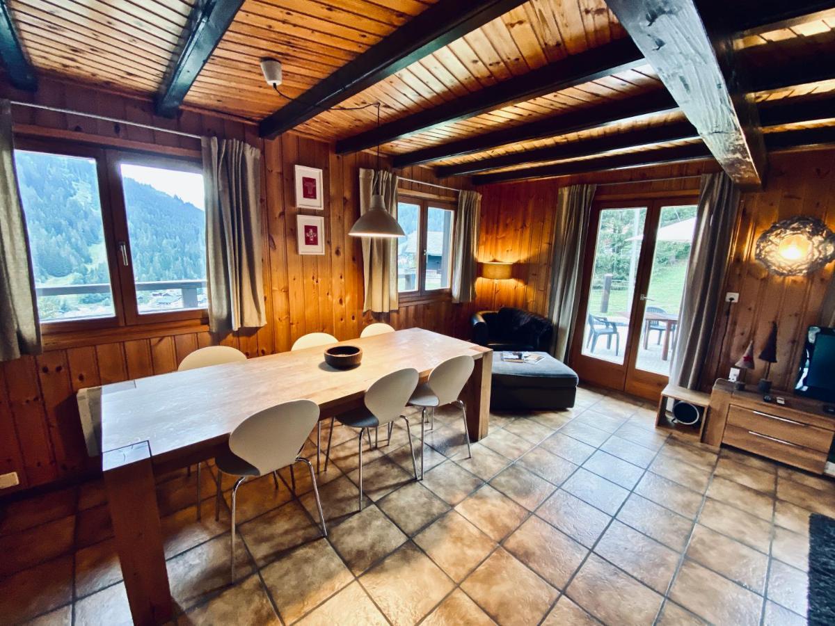 Chalet Le Jeuna Morgins Esterno foto
