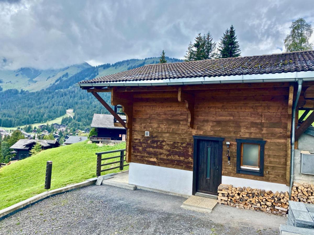Chalet Le Jeuna Morgins Esterno foto